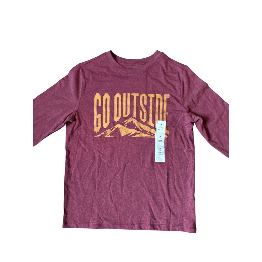 Cat & Jack Maroon Long Sleeve Tee